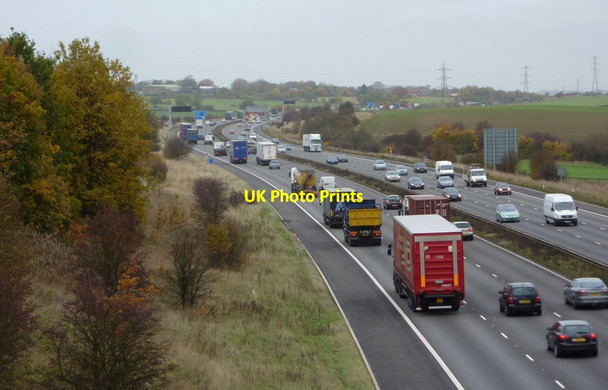 Photo 6"x4" M1 near Sutton Scarsdale Bolsover c2010