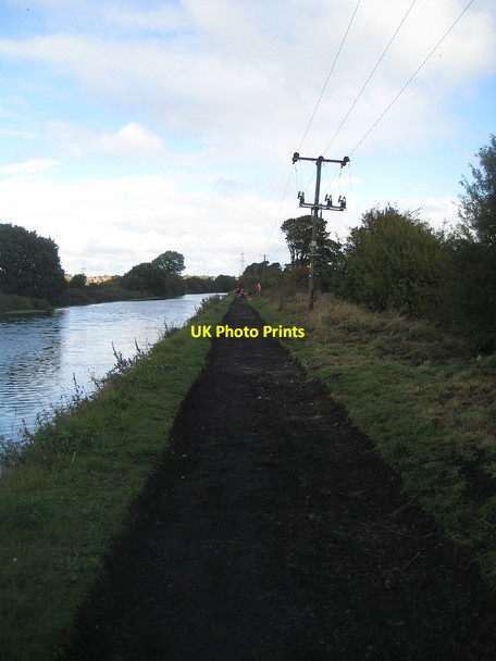 Photo 6"x4" Aire & Calder Navigation towpath resurfacing (1) Stanley Ferry c2010