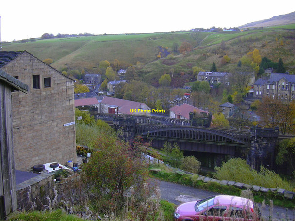 Photo 6"x4" Gauxholme Bridge from Pexwood, Todmorden Todmorden c2010