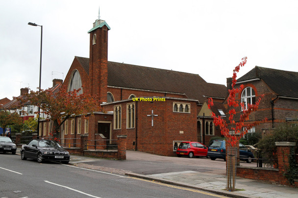 Photo 6"x4" St. George's Church Hornsey c2010