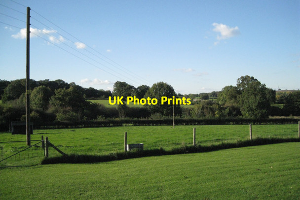 Photo 6"x4" View northwest from Preston Field Lane Preston Fields c2010