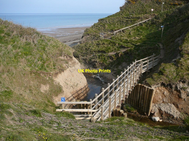 Photo 6"x4" Modern footbridge at mouth of Glen Trunk Bishop's Court\/SC3292 c2010