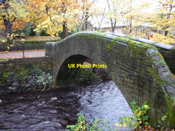 Photo 6"x4" A footbridge over the River Colne, Marsden Marsden\/SE0411 c2010