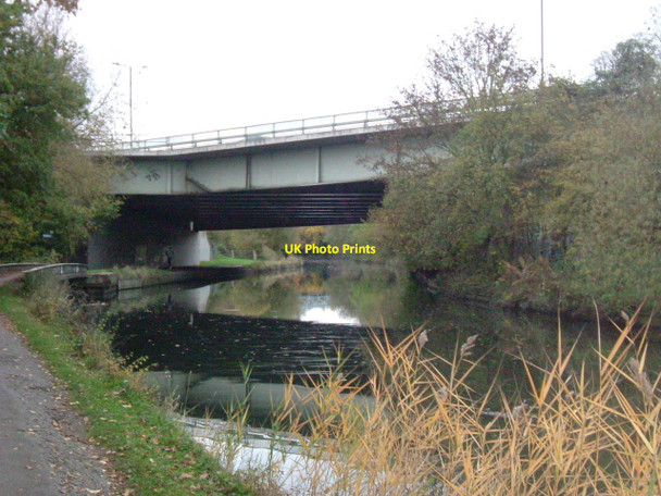 Photo 6"x4" M4 motorway bridge, W7 Ealing c2007