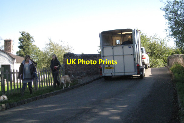 Photo 6"x4" Horse-box on Lowsonford Bridge Lowsonford c2010