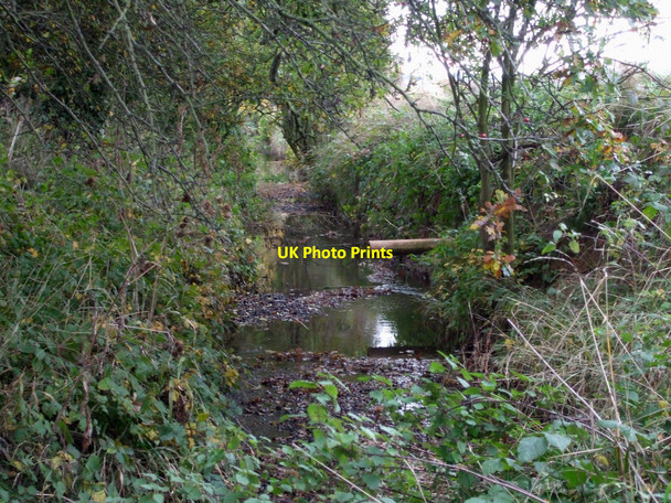 Photo 6"x4" Farm Stream Rawreth c2010