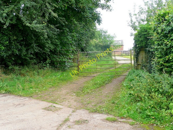 Photo 6"x4" Entrance to farm buildings Bromsash c2009