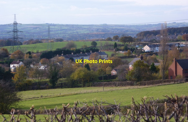Photo 6"x4" View from Back Lane Bolehill\/SK4170 c2010