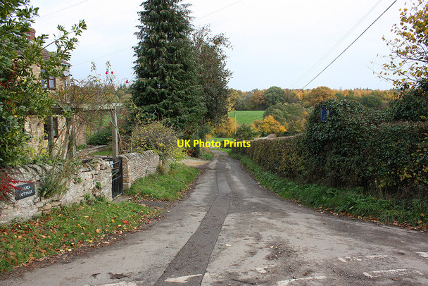 Photo 6"x4" No through road to Steelworks Farm Gorsley Common c2010