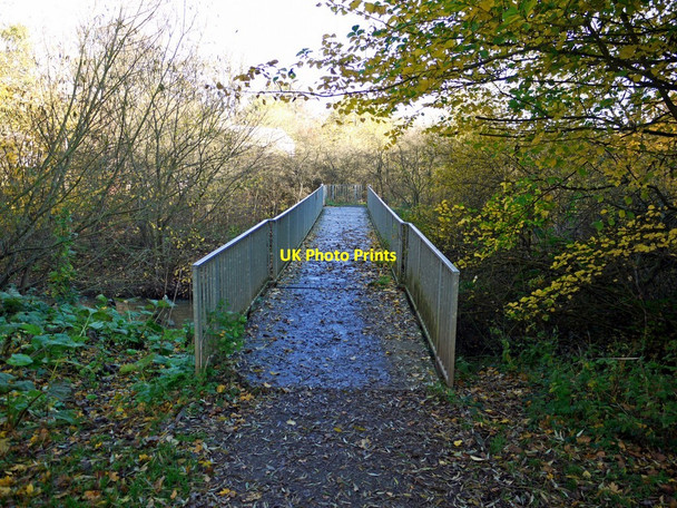 Photo 6"x4" Millennium footbridge, Ponteland Park Ponteland c2010