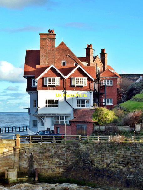 Photo 6"x4" Seafront Building, Sandsend Sandsend\/NZ8612 c2010