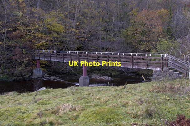Photo 6"x4" Footbridge over River Roeburn Wray c2010