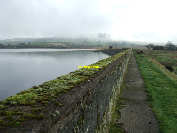 Photo 6"x4" Dam Wall Trawsfynydd\/SH7035 c2010