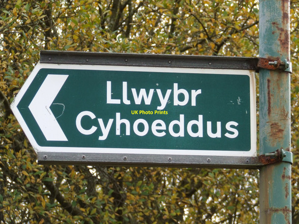 Photo 6"x4" Footpath Sign Bronaber c2010