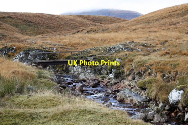 Photo 6"x4" Footbridge, Allt Camas nan Cnamh Meall Beag\/NN5577 c2010