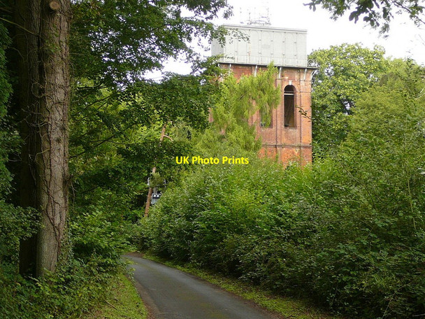 Photo 6"x4" Water tower in Woodlands Wood, Adisham Ileden c2010