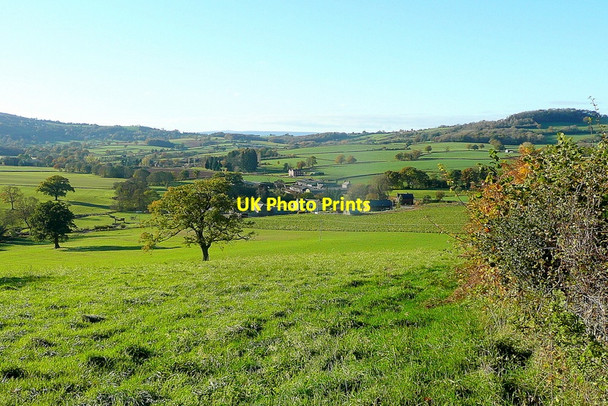 Photo 6"x4" The upper Garren Brook valley Orcop c2010