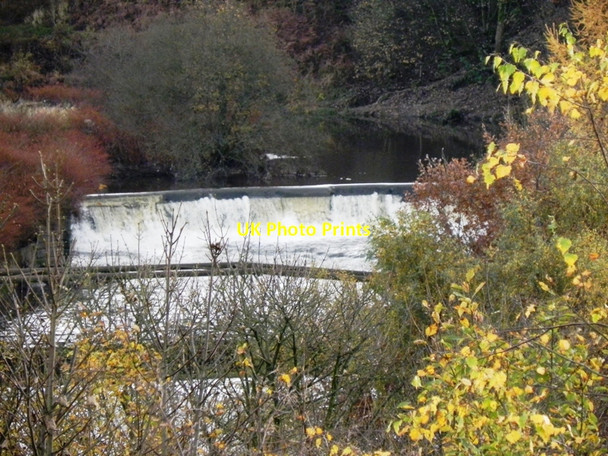 Photo 6"x4" River Irwell, Weir Radcliffe\/SD7807 c2010