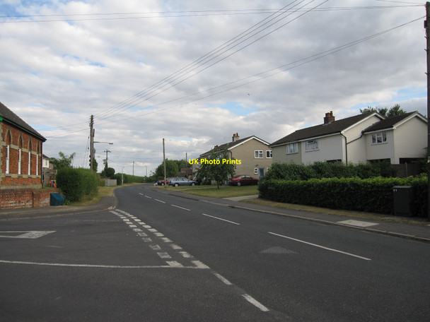 Photo 6"x4" Kirtling Road leaving Saxon Street Broad Green\/TL6859 c2010