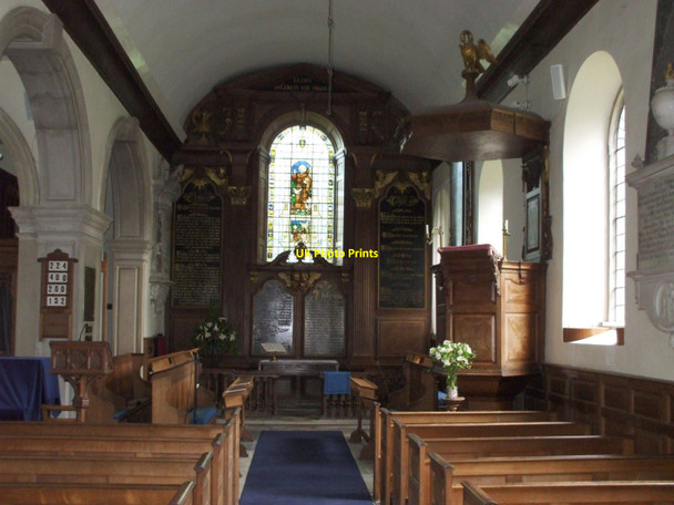 Photo 6"x4" Interior of St. Mary's, Charlton Marshall, Dorset Blandford Forum c2008