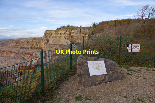 Photo 6"x4" Quarry viewing point Carnforth c2010