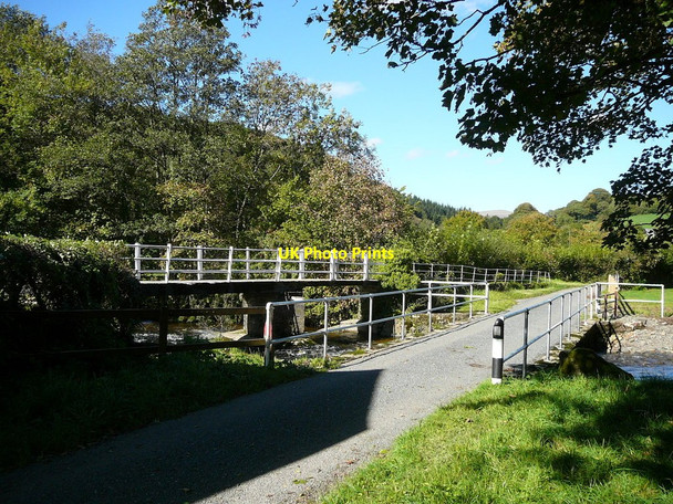 Photo 6"x4" Bridges over the  Eastern Cleddau River at Rhydwilym Llangolman c2010
