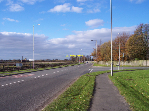Photo 6"x4" Park Lane joins School Lane at Maghull boundary sign Maghull c2010