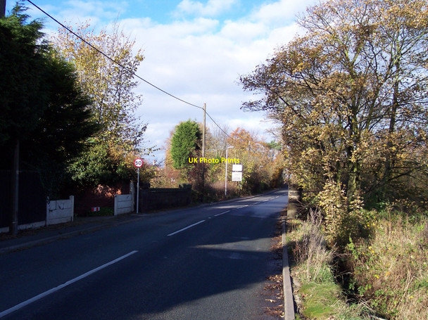 Photo 6"x4" Prescot Road crosses Cunscough Brook Bowker's Green c2010