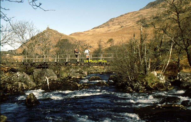 Photo 6"x4" Bridge over the Inverie River Inverie c1994