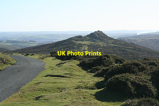 Photo 6"x4" Widecombe in the Moor: towards Sharp Tor Dartmeet c2010