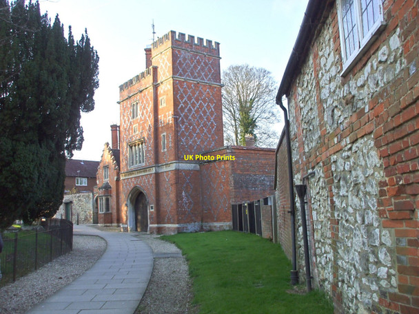 Photo 6"x4" Almshouses, Lambourn, Berkshire Lambourn c2008