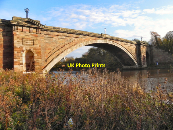 Photo 6"x4" Grosvenor Bridge Chester c2010
