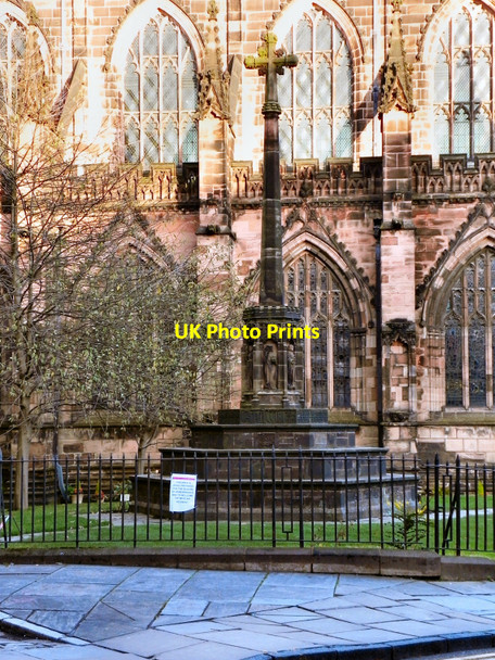 Photo 6"x4" War Memorial At Chester Cathedral Chester c2010
