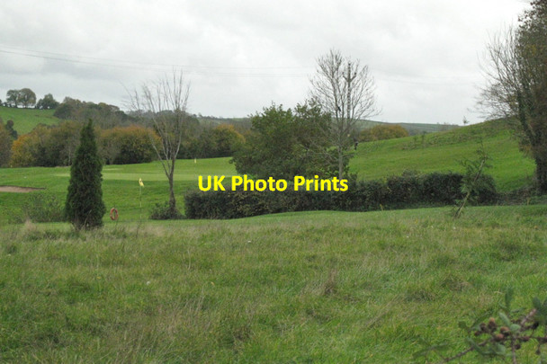 Photo 6"x4" Teign Valley golf course near Byteign Lodge Lower Ashton c2010