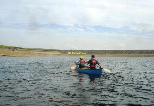 Photo 6"x4" Open boating on Selset reservoir Kelton\/NY9220 c2010
