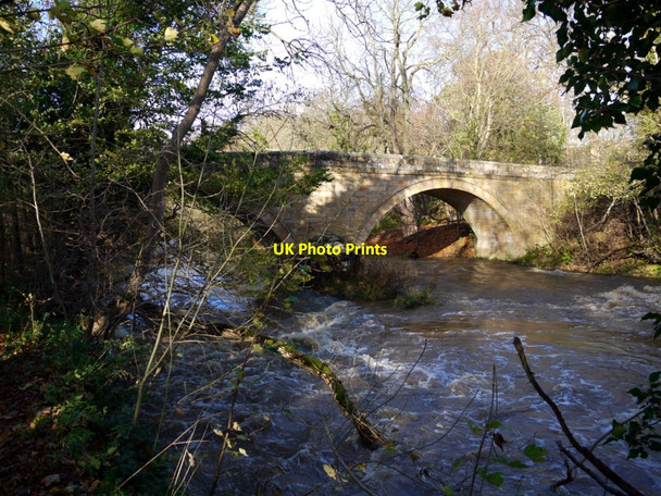 Photo 6"x4" Bridge over River Wansbeck, Mitford Mitford c2010