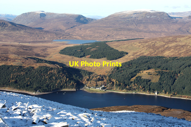 Photo 6"x4" View west from Geal-charn Geal-charn\/NN5978 c2010