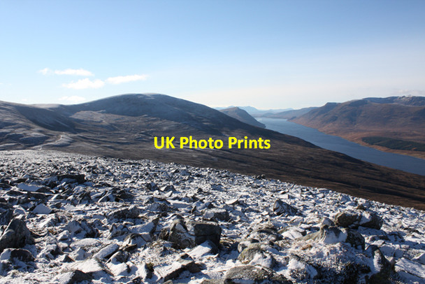Photo 6"x4" The southern slopes of Geal-charn Geal-charn\/NN5978 c2010