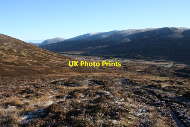 Photo 6"x4" Lower slopes of Geal-charn Allt Beul an Sporain c2010