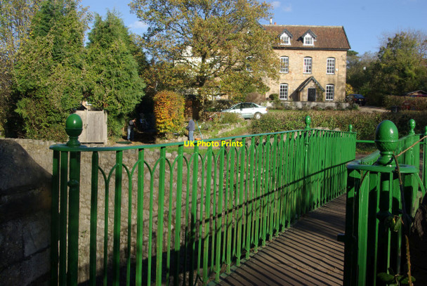 Photo 6"x4" Footbridge over Kings Weston Road Coombe Dingle c2010