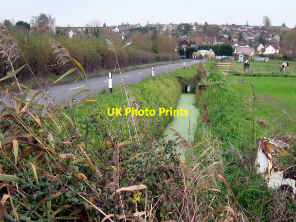 Photo 6"x4" Road north of Woolavington Woolavington c2010
