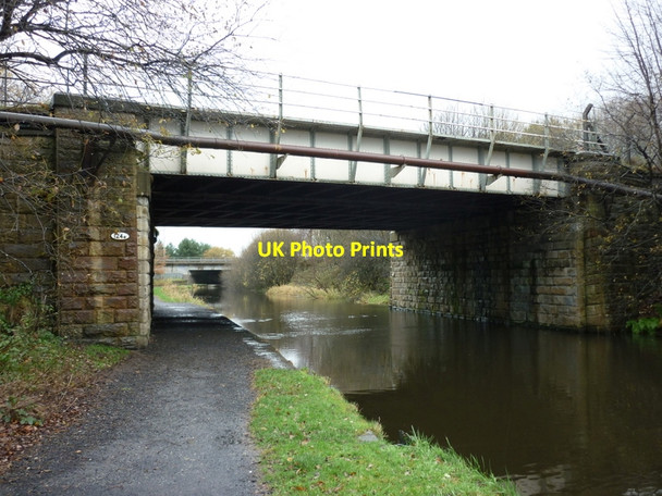 Photo 6"x4" Bridge #124C a railbridge over the L & L canal Burnley c2010