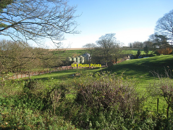 Photo 6"x4" Elms Farm seen from Swaby churchyard Swaby c2010
