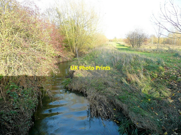 Photo 6"x4" The Hatherley Brook Down Hatherley c2010