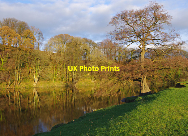 Photo 6"x4" River Lune above Halton Weir Halton\/SD5064 c2010 P1