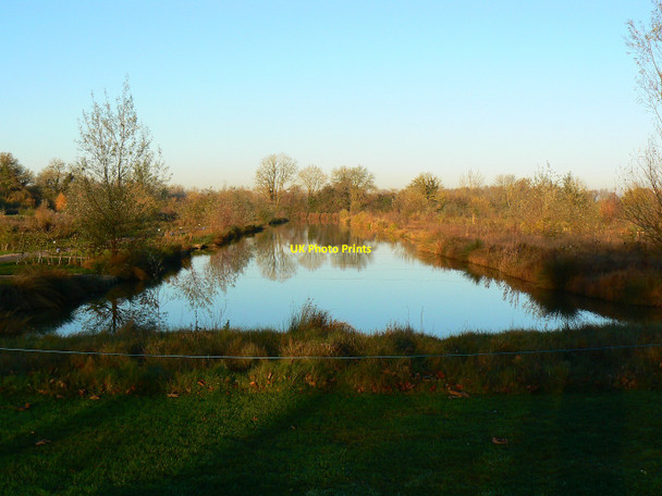 Photo 6"x4" Fishing pond, Walters Lake, Wickwater Lane, near Cerney Wick Cerney Wick c2010