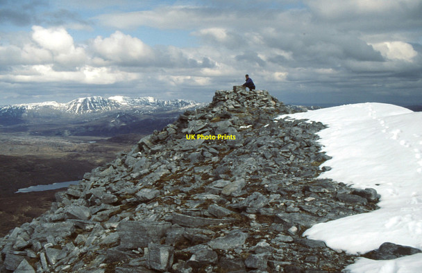 Photo 6"x4" Summit of Cul M\u00c3\u00b2r Creag nan Calman\/NC1611 c1995