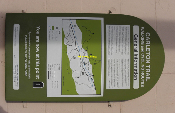 Photo 6"x4" Carleton Trail information board, Clogher Clogher\/H5351 c2010