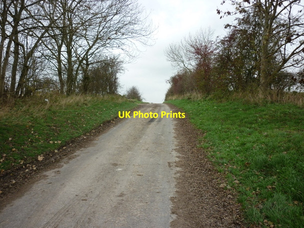 Photo 6"x4" Shepherdton Mere (road) towards Pockthorpe Ruston Parva c2010