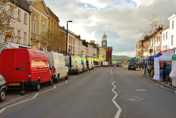 Photo 6"x4" Bridport:  Market Day in East Street Bridport c2010
